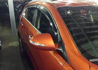 Kia Sportage 2010–2015 Raamwindschermen met chroom (set 4 st., Libao) foto 4