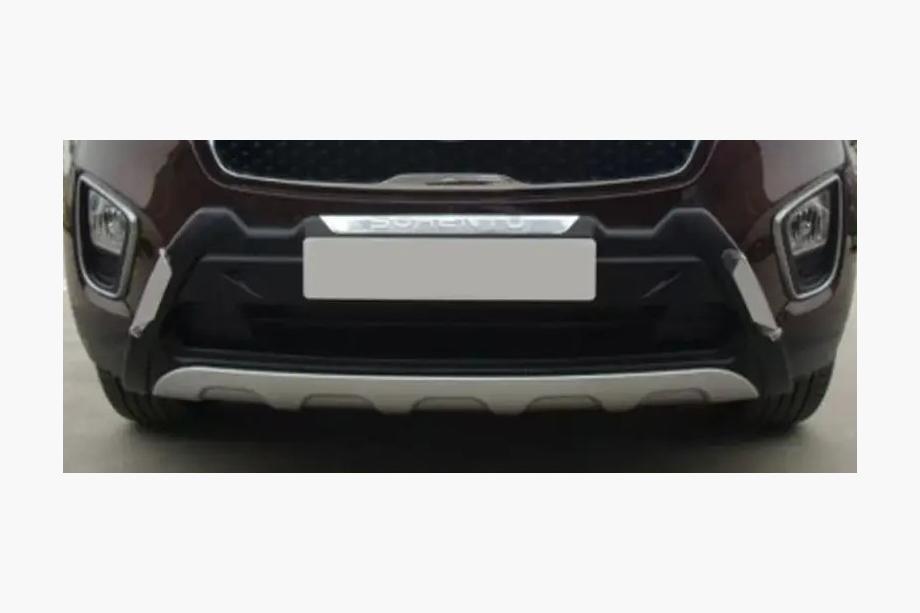 Kia Sorento III UM 2014–2020 Chroom beschermstrip voor voorbumper Libao V1 Foto 6