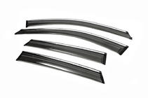Mazda CX-5 2012–2017 Raamwindschermen met chroom (set 4 st., Libao) foto 2
