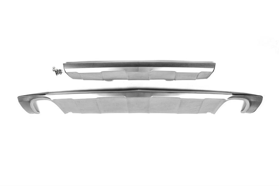 Mercedes GLK-klasse X204 2008–2015 Voor- en achterbumperlip Libao 2008-2012 (RVS) Image