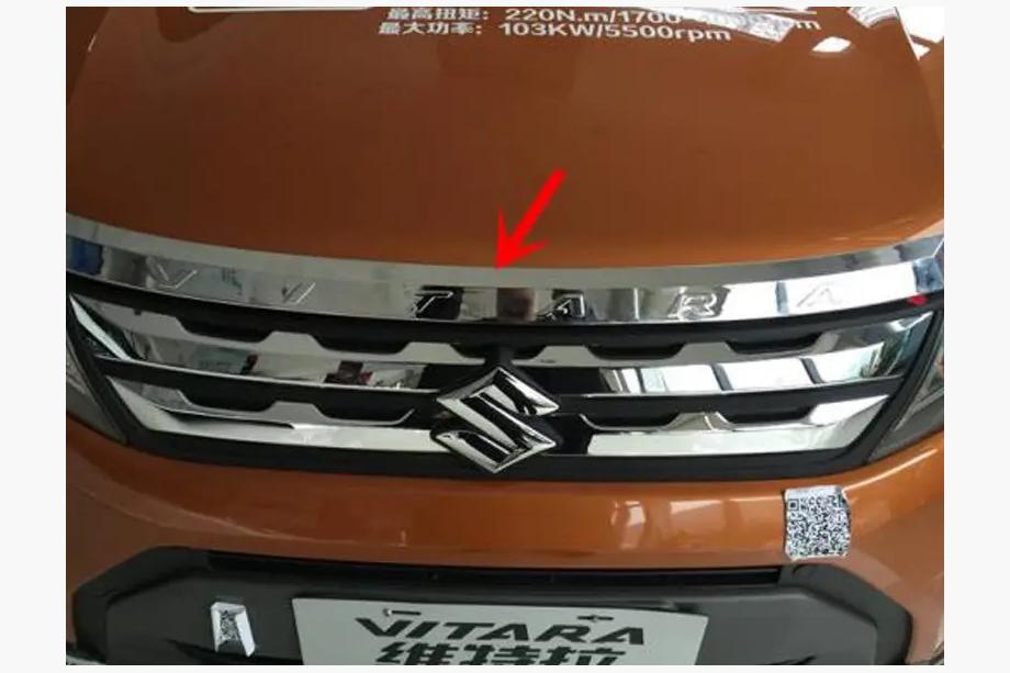 Suzuki Vitara 2015– Chromen sierlijst voor motorkap Libao (ABS) Image