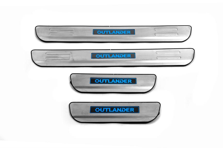 Mitsubishi Outlander 2012–2021 Instaplijsten Libao (4 stuks, roestvrij staal) Image