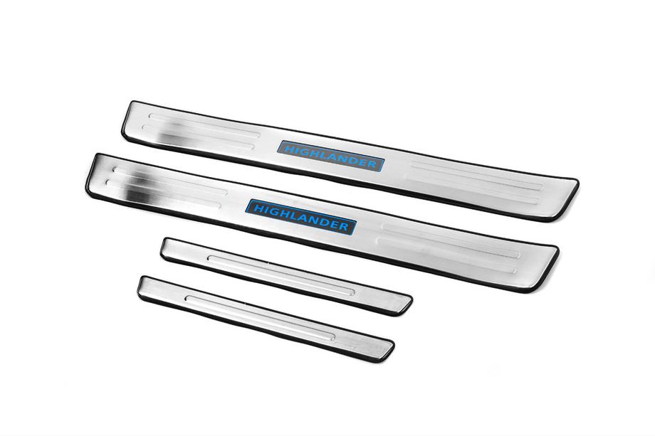 Toyota Highlander 2008–2013 Libao LED dorpellijsten (4 stuks, RVS) Image
