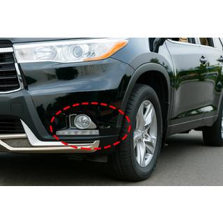 Chroom sierlijsten mistlampen Libao (2013-2016 ABS) Toyota Highlander 2013–2019 foto 1