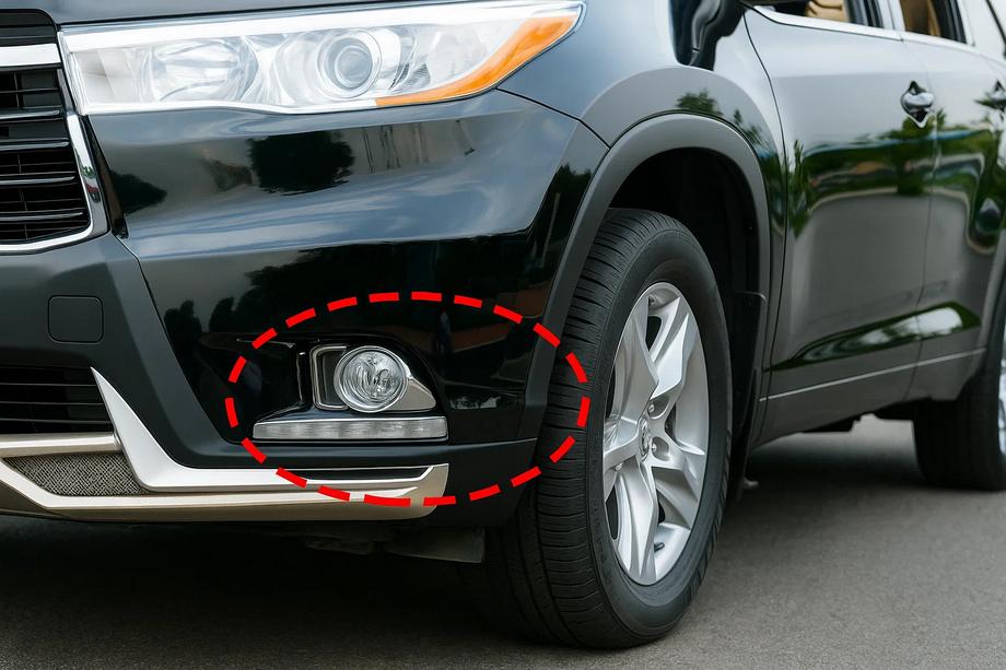 Toyota Highlander 2013–2019 Chroom sierlijsten mistlampen Libao (2013-2016 ABS) Image