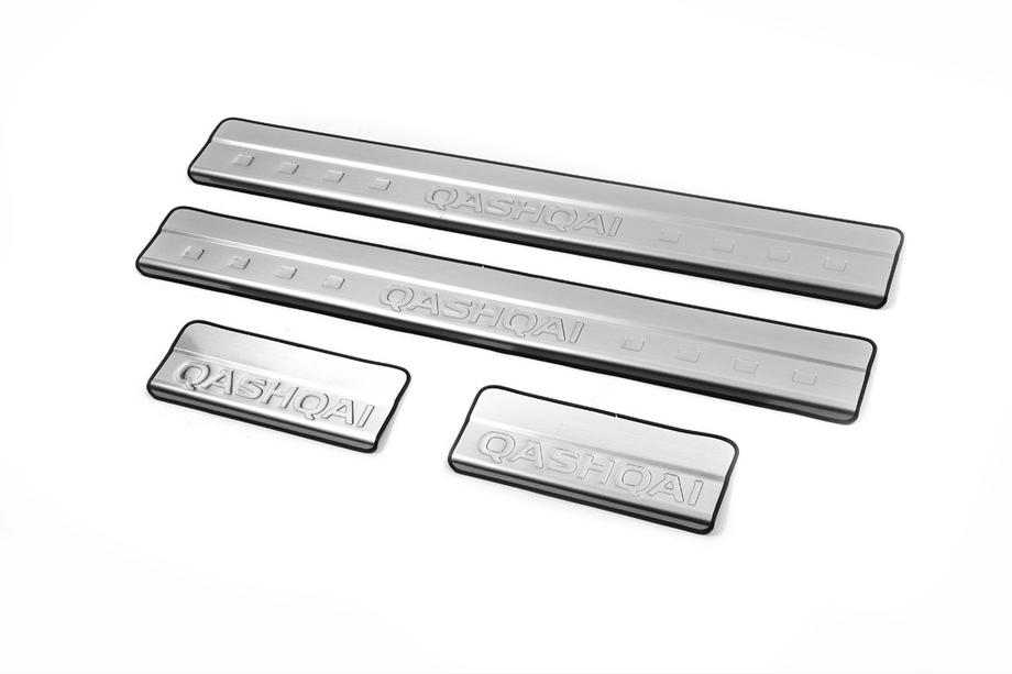 Nissan Qashqai 2014–2021 Libao RVS instaplijsten (4 stuks) Image