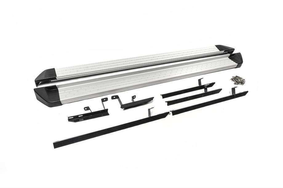 Nissan X-trail T31 2007–2014 OEM V2 side steps (2 stuks, aluminium) Image