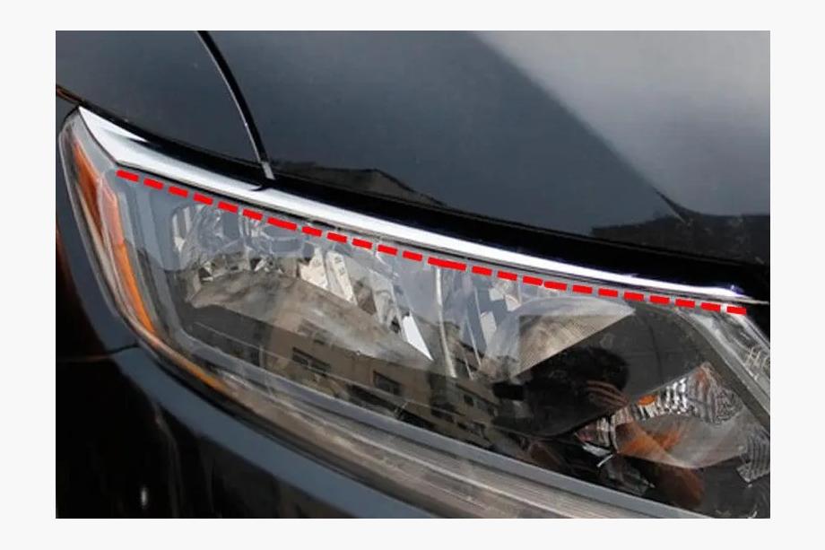 Nissan X-trail T32/Rogue 2014–2021 Chroom koplamp sierlijsten Libao 2014-2016 (2 stuks, kunststof) Foto 1