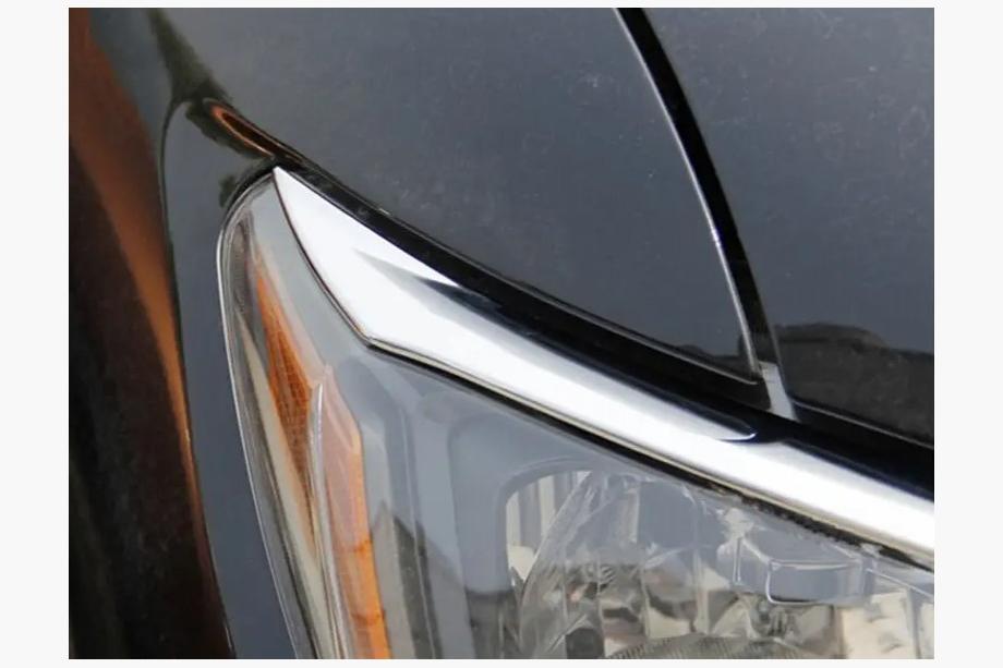 Nissan X-trail T32/Rogue 2014–2021 Chroom koplamp sierlijsten Libao 2014-2016 (2 stuks, kunststof) Foto 2