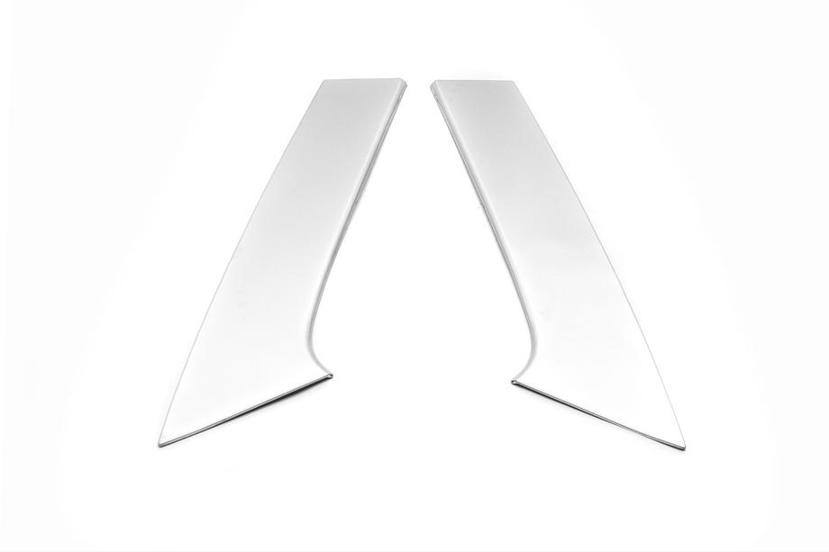 Nissan X-trail T32/Rogue 2014–2021 Chrome afdekstukken voor achterruitstijlen Libao (2 stuks, kunststof) Foto 3
