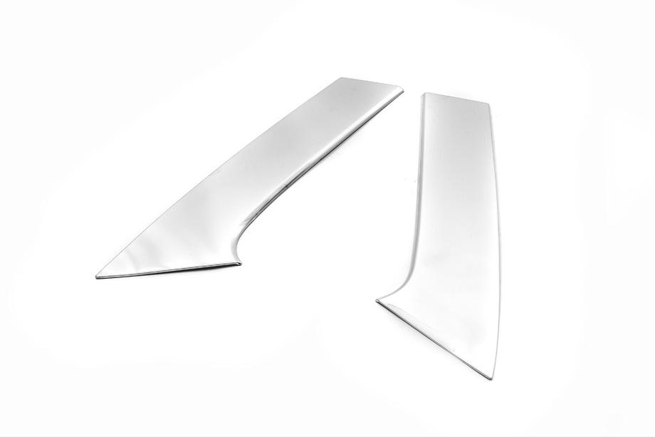 Nissan X-trail T32/Rogue 2014–2021 Chrome afdekstukken voor achterruitstijlen Libao (2 stuks, kunststof) Foto 4
