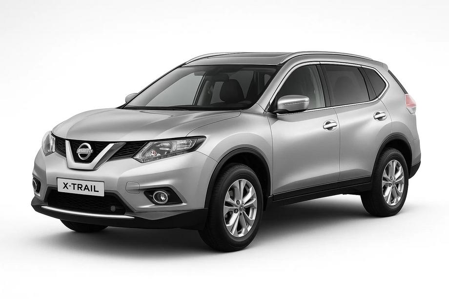 Nissan X-trail T32/Rogue 2014–2021 Geïntegreerde dakrails grijs OEM (voor X-trail, aluminium, montage met lijm) Foto 3