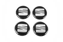 Seat Center cap stickers 54 mm (set van 4) foto 1