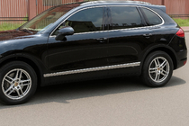 Porsche Cayenne 2010–2017 Libao deurlijsten (set van 4, kunststof) foto 1