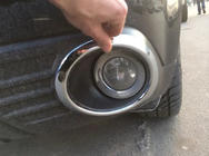 Subaru Forester 2008–2013 Libao 2010-2013 chromen mistlamp-omlijstingen (set 2 stuks, kunststof) foto 3