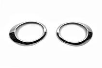 Subaru Forester 2008–2013 Libao 2010-2013 chromen mistlamp-omlijstingen (set 2 stuks, kunststof) foto 4