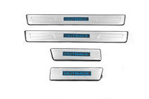 Subaru Outback 2014–2019 Libao LED dorpellijsten (4 stuks, RVS) foto 2