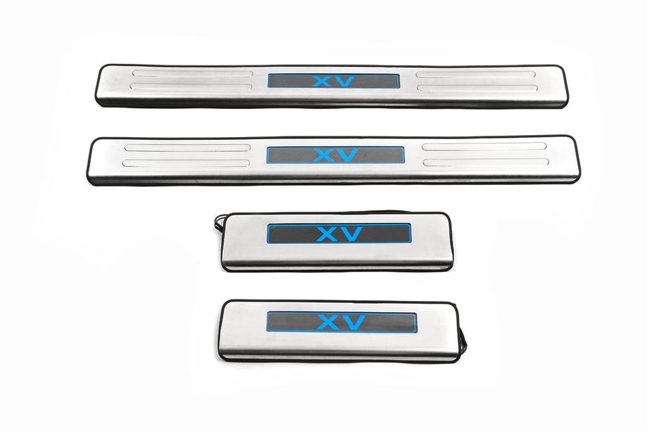 Subaru XV 2011–2017 Libao LED dorpellijsten (4 stuks, RVS) Image