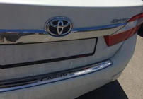 Toyota Camry 2011–2017 Achterbumperbeschermer Libao (RVS) foto 2