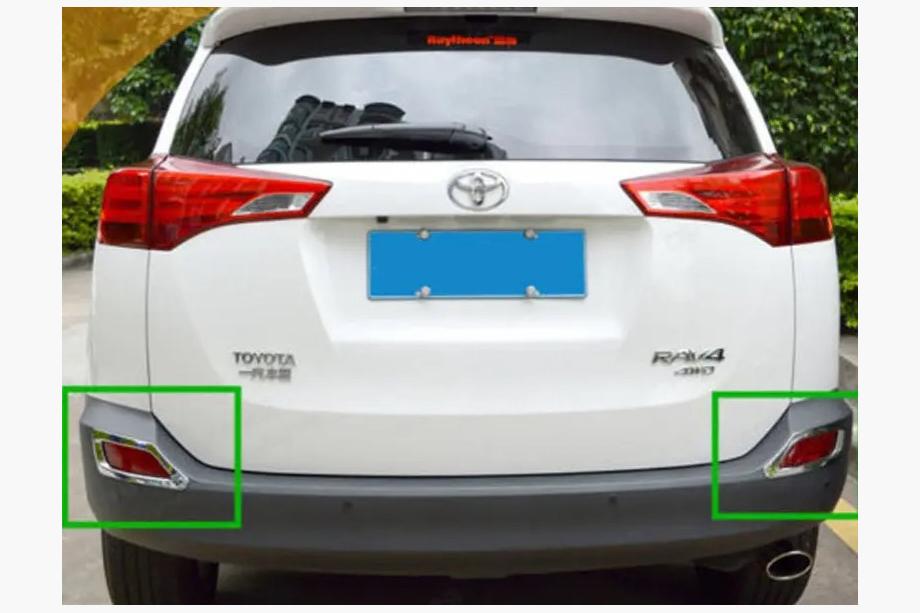 Toyota Rav 4 2013–2018 Chrome sierlijsten voor achterlichten Libao 2013-2016 (2 st., kunststof) Image