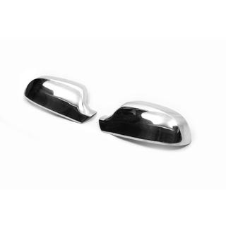 Spiegelkappen 2010-2012 (set 2 stuks, RVS) Audi A3 2003–2012 foto 4