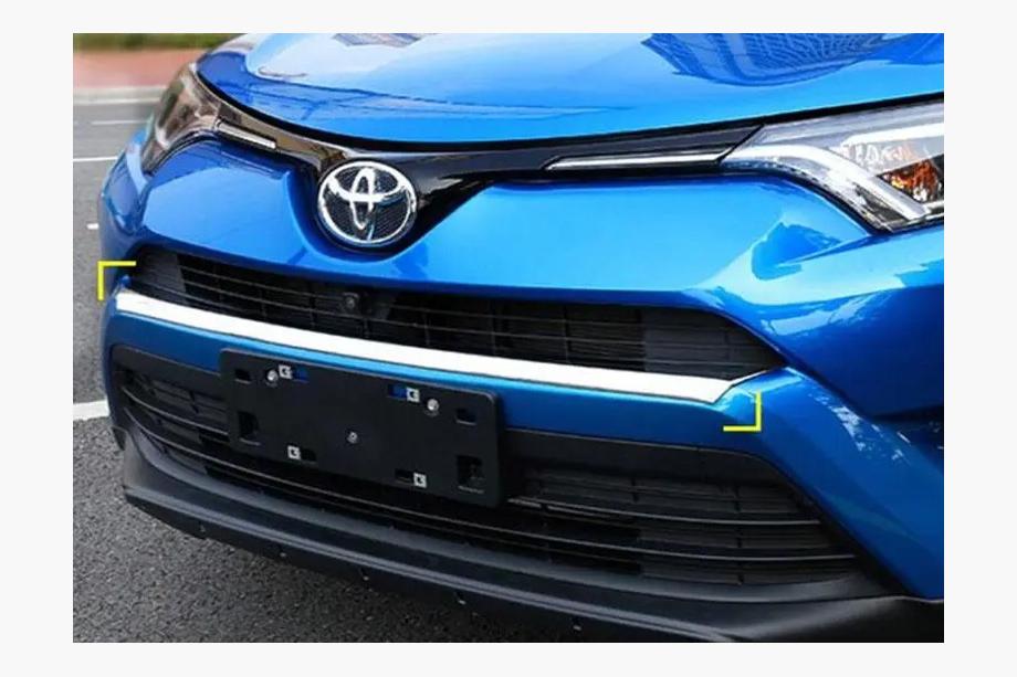 Toyota Rav 4 2013–2018 Beschermlijst voor voorbumper Libao 2016-2018 (kunststof) Image