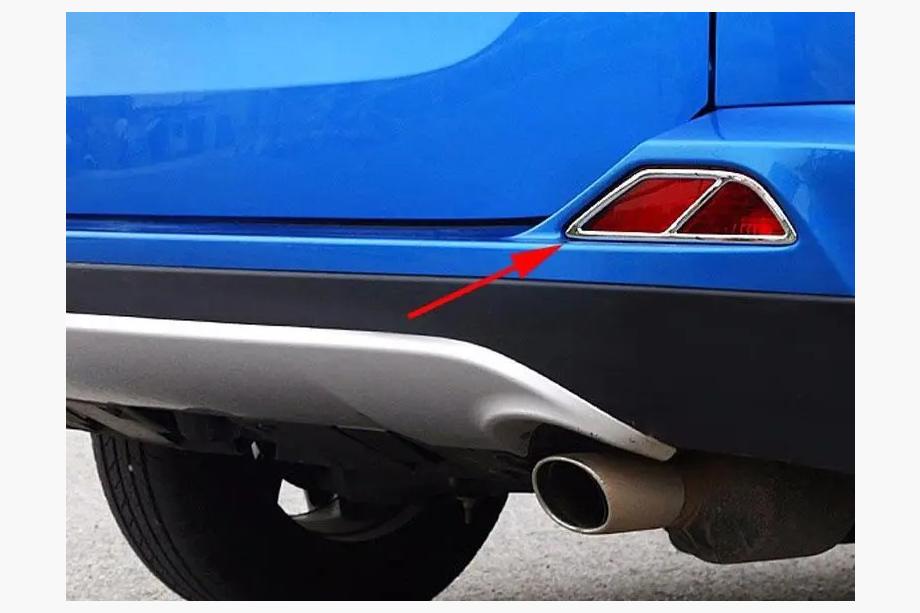 Toyota Rav 4 2013–2018 Chroom sierlijsten voor achterlichten Libao 2016-2018 (2 stuks, kunststof) Foto 2