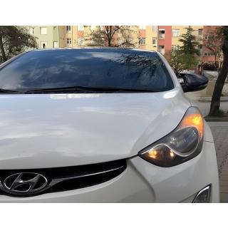 Spiegelkappen met uitsparing voor richtingaanwijzer BMW-style (2 stuks) Hyundai Elantra (MD/UD) 2011–2015 foto 4
