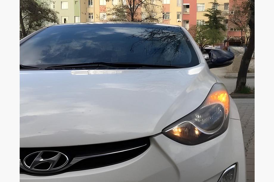 Hyundai Elantra (MD/UD) 2011–2015 Spiegelkappen met uitsparing voor richtingaanwijzer BMW-style (2 stuks) Foto 4