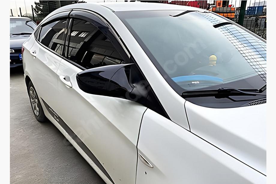 Hyundai Elantra (MD/UD) 2011–2015 Spiegelkappen met uitsparing voor richtingaanwijzer BMW-style (2 stuks) Foto 5