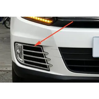 Chroom mistlamp sierlijsten Libao 2011-2016 voor Азіату (2 stuks, kunststof) Volkswagen Tiguan 2007–2016 foto 1