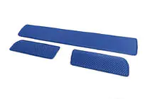 Volkswagen Crafter 2006–2016 EVA instapdrempelmatten (3 stuks, blauw) foto 2