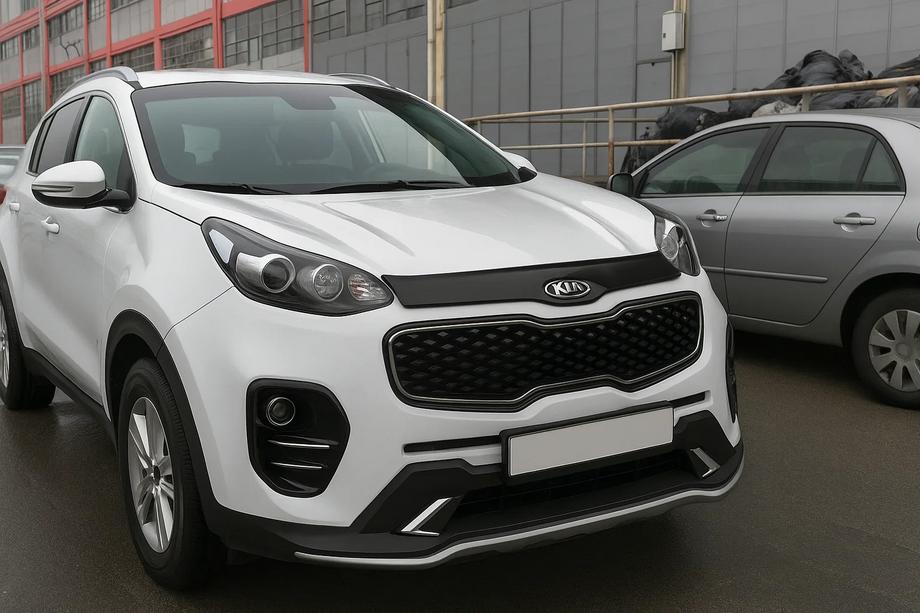 Kia Sportage 2015–2021 Voorbumper lipspoiler V4 (2015-2019) Image