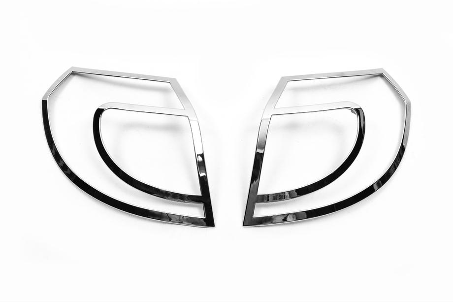 Geely Emgrand X7 2011– Libao chromen achterlichtcovers (2 stuks, kunststof) Image