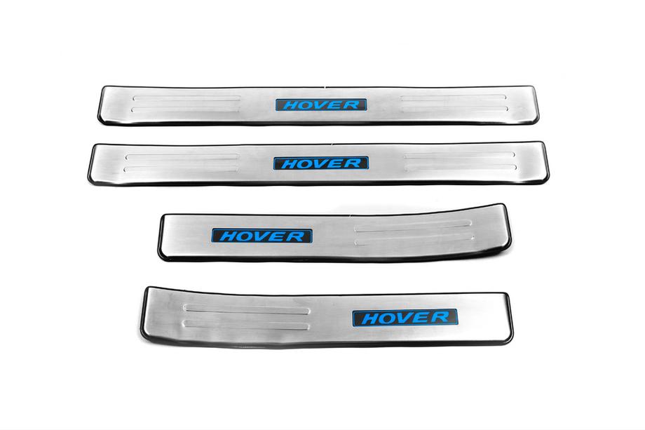GreatWall Haval H6 2011– Libao LED dorpellijsten (4 stuks, RVS) Image