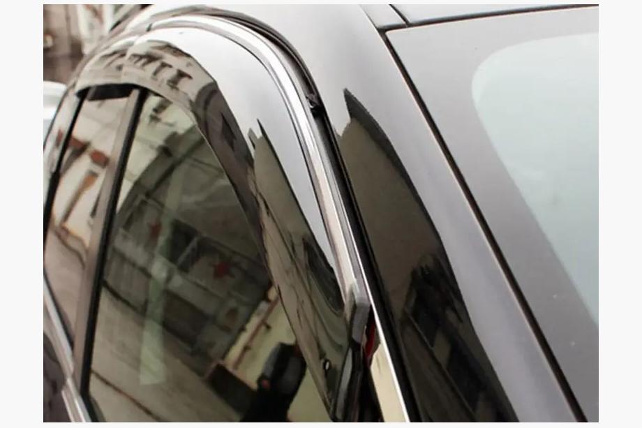 GreatWall Haval H6 2011– Raamwindschermen met chromen sierlijst 2012-2016 (4 st., Libao) Foto 4