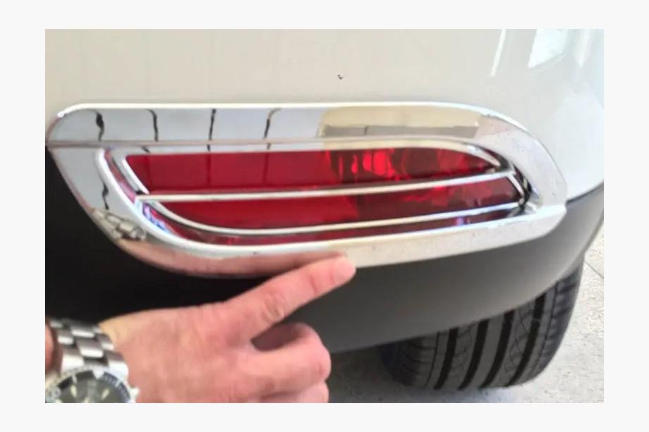 GreatWall Haval M4 2012–2021 Chroom achterlicht afdekkappen Libao 2012+ (2 st., kunststof) Foto 1