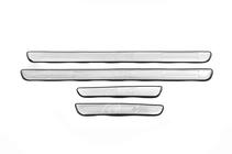 GreatWall Haval M4 2012–2021 Instaplijsten Libao 2012+ (4 stuks, RVS) foto 2