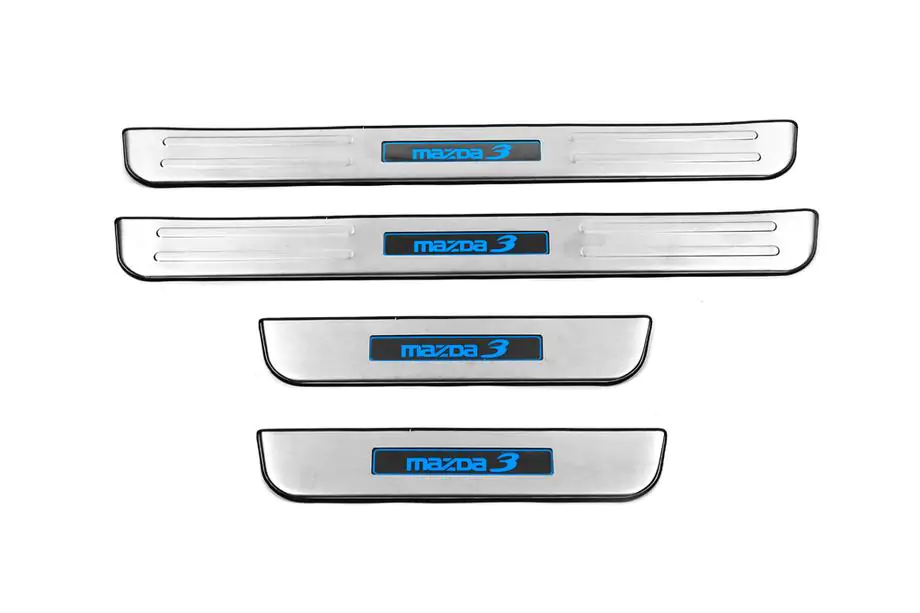 Mazda 3 2009–2013 Libao LED dorpellijsten (4 stuks, RVS) Image