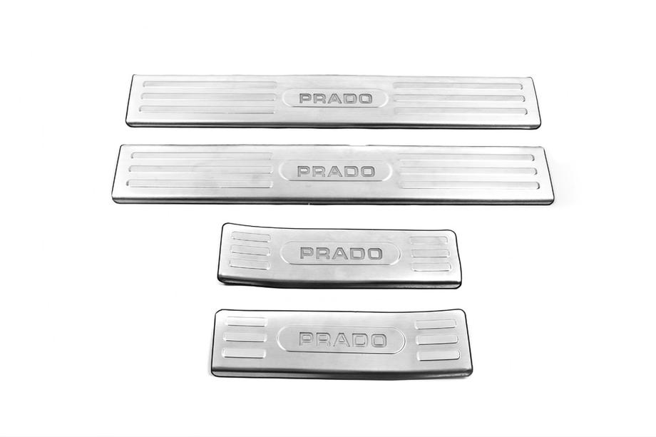 Toyota Land Cruiser Prado 150 2009–2023 RVS instaplijsten binnenzijde V1 (set van 4) Image
