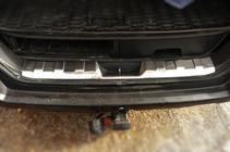 Nissan X-trail T31 2007–2014 RVS instaplijst achter 2007-2010 foto 3