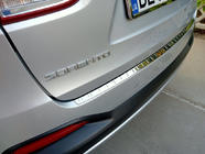 Kia Sorento III UM 2014–2020 RVS beschermplaat achterbumper foto 1