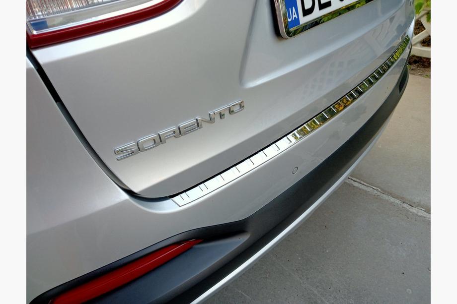 Kia Sorento III UM 2014–2020 RVS beschermplaat achterbumper Image