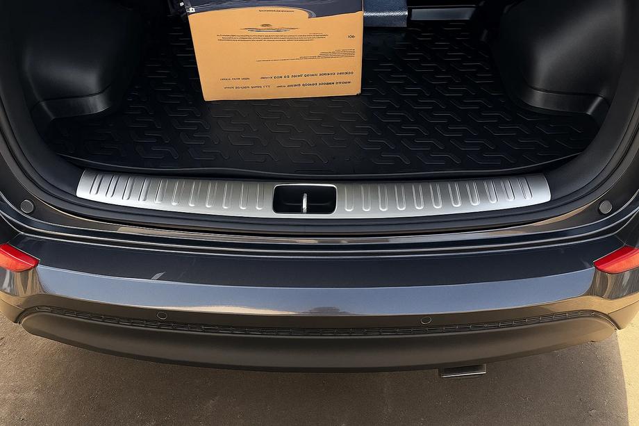 Hyundai Tucson TL 2016–2021 RVS kofferdrempelbeschermer achter Libao Foto 3