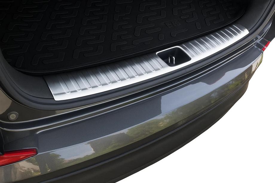 Hyundai Tucson TL 2016–2021 RVS kofferdrempelbeschermer achter Libao Foto 1
