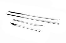 Nissan Qashqai 2014–2021 Deurstrip Libao V1 (set 4 stuks, RVS) foto 2
