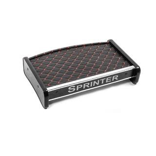 Dashboardplank (2000-2006, Zwart met rode stiksels) Mercedes Sprinter W901/902/903/904/905 1995–2006 foto 4