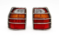 Toyota Land Cruiser 100 1998–2007 Chromen achterlichtbeschermers (voor Land Cruiser 105) foto 1