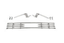 Mitsubishi Outlander 2001–2006 Grille (roestvrij staal) foto 2