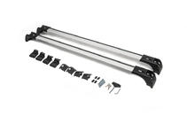 Opel Astra H 2004–2013 Dwarsdragers voor geïntegreerde dakrails, afsluitbaar Skybar V2 (2 stuks) Zwart foto 4